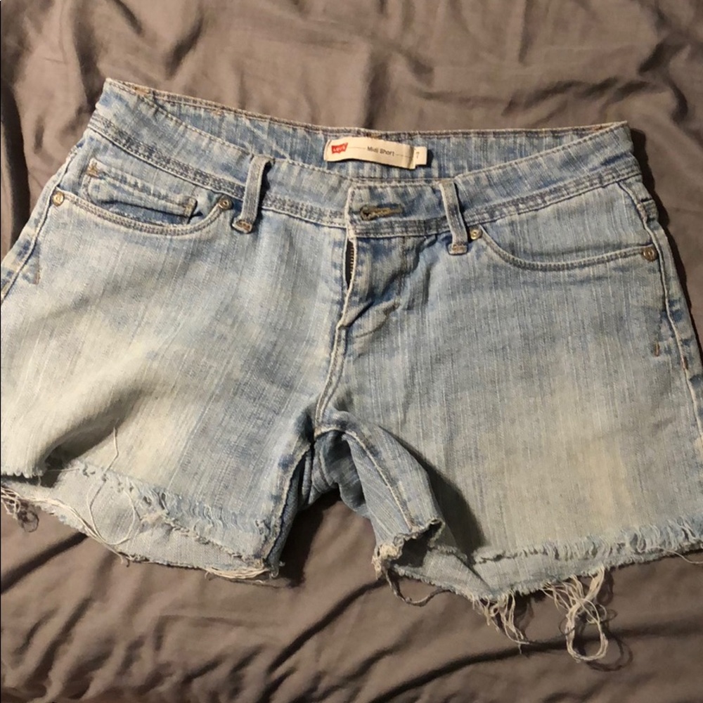 Frayed shorts